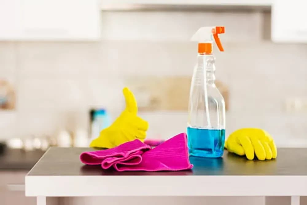 Living area given a thorough monthly reset by the Bright Glow Cleaning Services team